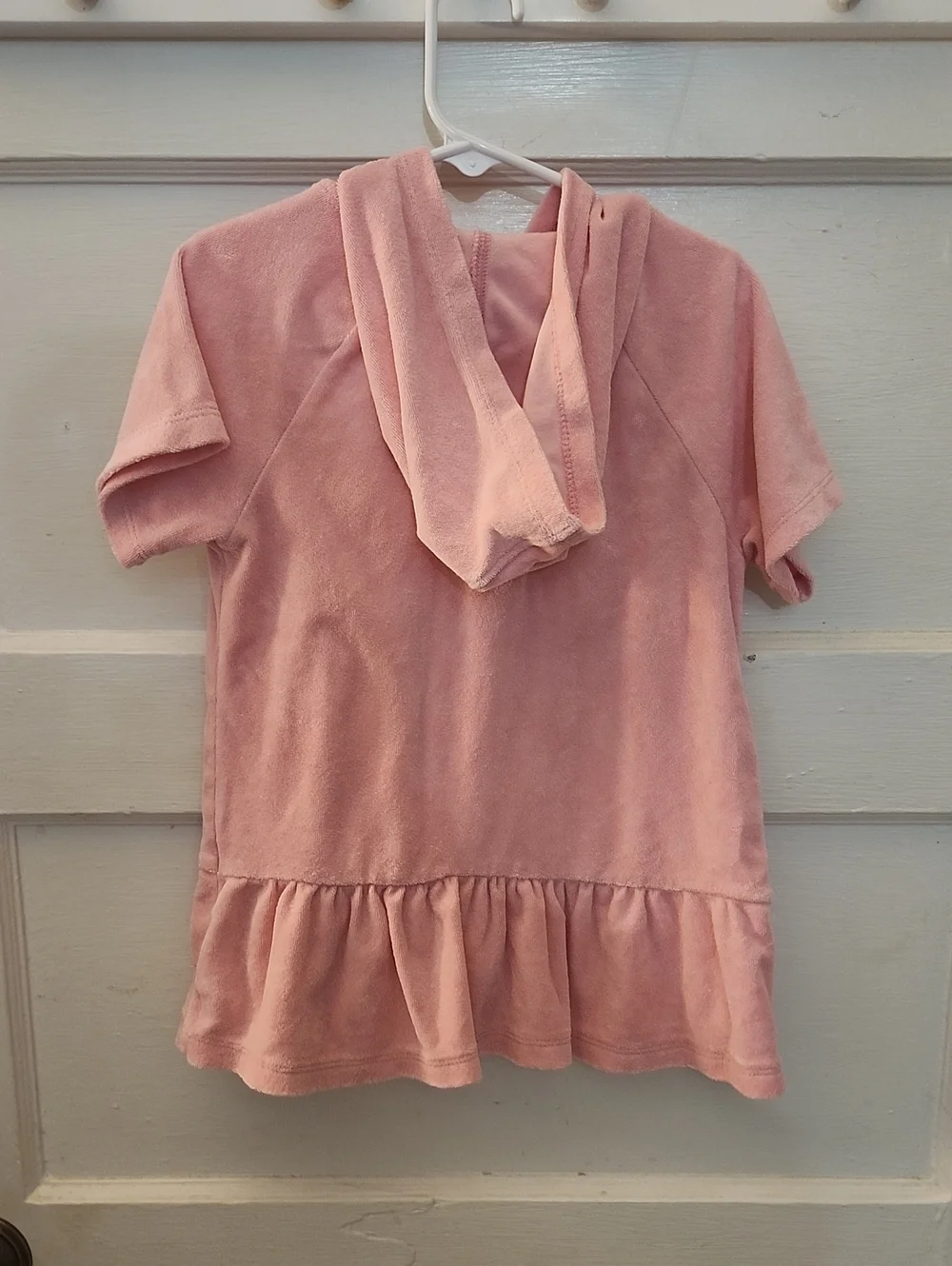 Old Navy Light Pink Terry Cover-up with Hood